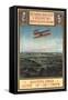 Dayton, Ohio - Wright Brothers Plane, 1st Flight Promotional Poster-Lantern Press-Framed Stretched Canvas