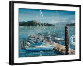 Dayton Sails-Jodi Monahan-Framed Art Print