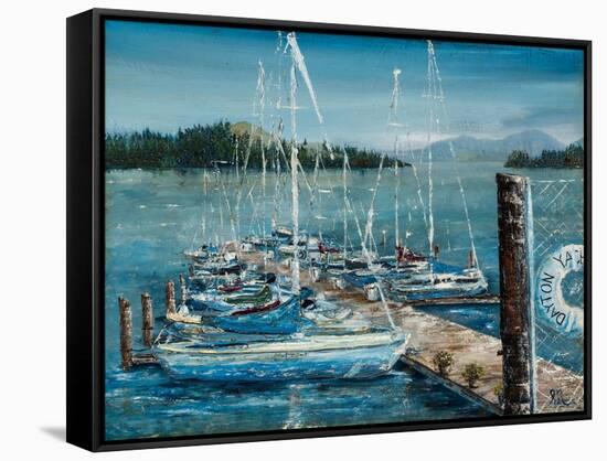 Dayton Sails-Jodi Monahan-Framed Stretched Canvas