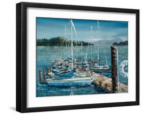 Dayton Sails-Jodi Monahan-Framed Art Print