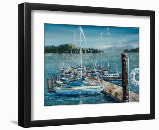 Dayton Sails-Jodi Monahan-Framed Art Print