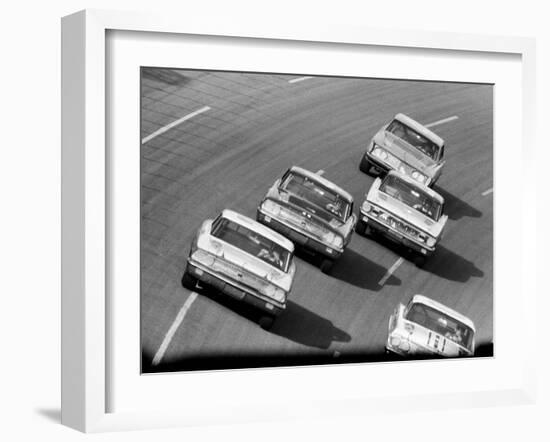 Daytona 500 in Progress-Michael Rougier-Framed Photographic Print