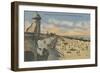 Daytona Beach, FL - Boardwalk View of Beach-Lantern Press-Framed Art Print