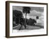 Daytona Beach, Florida - Beach Street View-Lantern Press-Framed Art Print