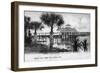 Daytona Beach, Florida - Halifax River Yacht Club Scene-Lantern Press-Framed Art Print