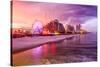 Daytona Beach, Florida, USA Beachfront Skyline.-SeanPavonePhoto-Stretched Canvas