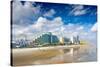 Daytona Beach, Florida, USA Beachfront Skyline.-SeanPavonePhoto-Stretched Canvas