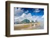 Daytona Beach, Florida, USA Beachfront Skyline.-SeanPavonePhoto-Framed Premium Photographic Print