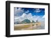 Daytona Beach, Florida, USA Beachfront Skyline.-SeanPavonePhoto-Framed Premium Photographic Print