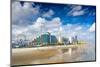 Daytona Beach, Florida, USA Beachfront Skyline.-SeanPavonePhoto-Mounted Premium Photographic Print