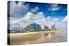 Daytona Beach, Florida, USA Beachfront Skyline.-SeanPavonePhoto-Stretched Canvas