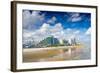 Daytona Beach, Florida, USA Beachfront Skyline.-SeanPavonePhoto-Framed Photographic Print