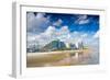 Daytona Beach, Florida, USA Beachfront Skyline.-SeanPavonePhoto-Framed Photographic Print