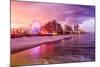 Daytona Beach, Florida, USA Beachfront Skyline.-SeanPavonePhoto-Mounted Photographic Print