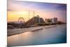 Daytona Beach, Florida, USA Beachfront Skyline.-SeanPavonePhoto-Mounted Photographic Print