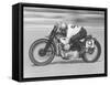 Daytona Beach Motorcycle Races-Joe Scherschel-Framed Stretched Canvas