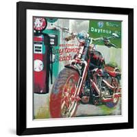 Daytona Beach-Ray Foster-Framed Art Print