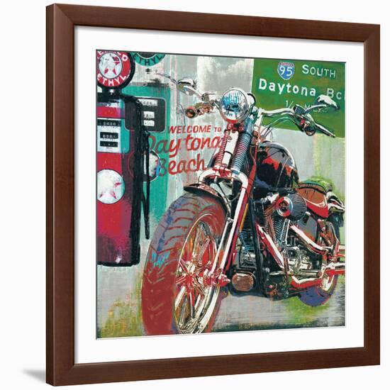 Daytona Beach-Ray Foster-Framed Art Print