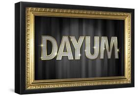 Dayum Bling-null-Framed Poster