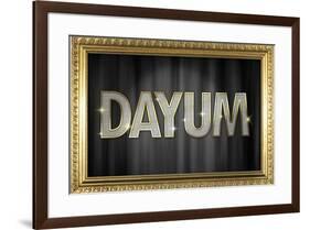 Dayum Bling-null-Framed Poster