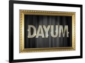 Dayum Bling-null-Framed Poster