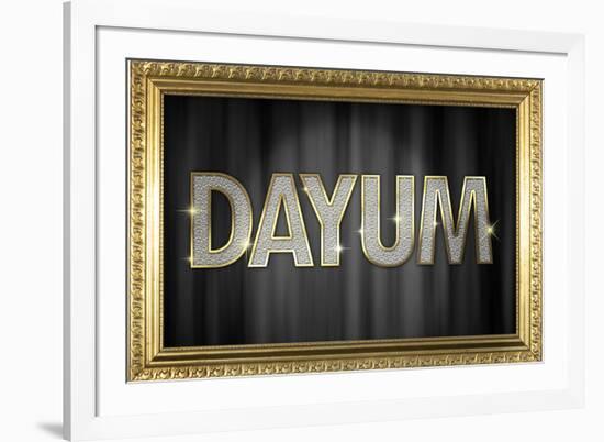Dayum Bling-null-Framed Art Print