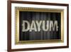 Dayum Bling-null-Framed Art Print