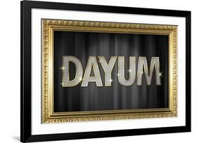 Dayum Bling-null-Framed Art Print