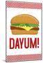 Dayum! Cheeseburger-null-Mounted Poster