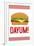 Dayum! Cheeseburger-null-Framed Art Print