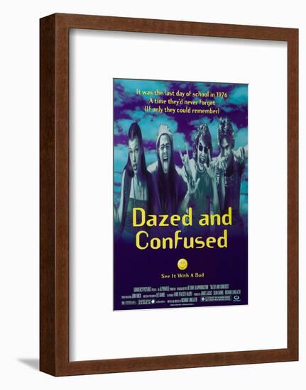 DAZED AND CONFUSED [1993], directed by RICHARD LINKLATER.-null-Framed Photographic Print