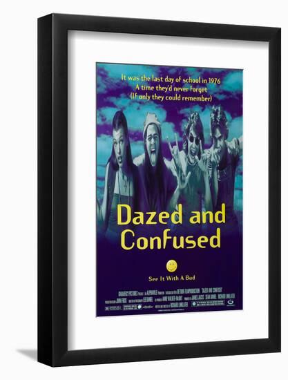 DAZED AND CONFUSED [1993], directed by RICHARD LINKLATER.-null-Framed Photographic Print