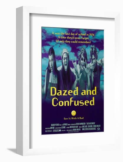 DAZED AND CONFUSED [1993], directed by RICHARD LINKLATER.-null-Framed Photographic Print