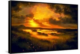 Dazzling Marsh-Ursula Abresch-Framed Stretched Canvas