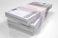 Packets of 500 Euro Bills-dbajurin-Photographic Print