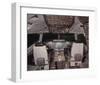 DC-10 jetliner flight Deck-null-Framed Art Print