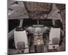 DC-10 jetliner flight Deck-null-Mounted Art Print