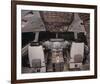 DC-10 jetliner flight Deck-null-Framed Art Print