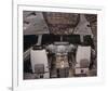 DC-10 jetliner flight Deck-null-Framed Art Print