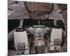 DC-10 jetliner flight Deck-null-Mounted Art Print