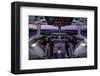 DC-10 McDonnell Douglas Cockpit-null-Framed Art Print