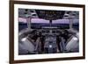 DC-10 McDonnell Douglas Cockpit-null-Framed Art Print