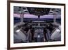 DC-10 McDonnell Douglas Cockpit-null-Framed Art Print