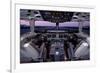 DC-10 McDonnell Douglas Cockpit-null-Framed Art Print