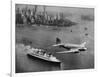 DC-3, SS Normandie, New York, 1938-Clyde Sunderland-Framed Art Print