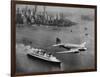 DC-3, SS Normandie, New York, 1938-Clyde Sunderland-Framed Art Print