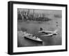 DC-3, SS Normandie, New York, 1938-Clyde Sunderland-Framed Art Print