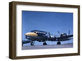 DC-6 president Truman aircraft-null-Framed Art Print