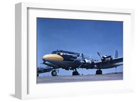 DC-6 president Truman aircraft-null-Framed Art Print