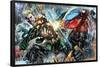 DC Comics - Aquaman - Aquaman vs. Black Manta-Trends International-Framed Poster